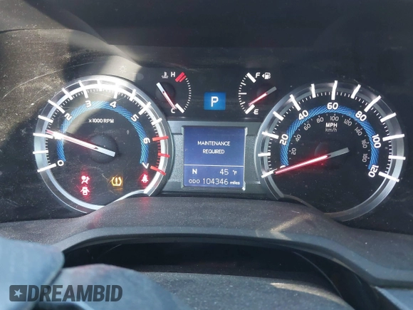2016 Toyota 4Runner Limited with VIN JTEBU5JRXG5307532, listed as a IAAI auction lot 41141449 with 104,346 mi miles and . Bid and sale history available at DreamBid. Image 15.