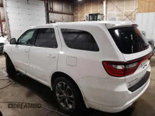 2019 Dodge Durango GT z VIN 1C4RDJDG4KC740581, wystawiony jako Copart lot #53248235 z przebiegiem 108 383 mil mil oraz Szkoda całkowita • Salvage title. Historia ofert i sprzedaży dostępna na DreamBid. Obrazek 2.