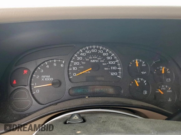 2004 Chevrolet Suburban LT z VIN 1GNEC16Z44R302179, wystawiony jako Copart lot #57956605 z przebiegiem 291 567 mil mil oraz Szkoda całkowita • Salvage title. Historia ofert i sprzedaży dostępna na DreamBid. Obrazek 9.