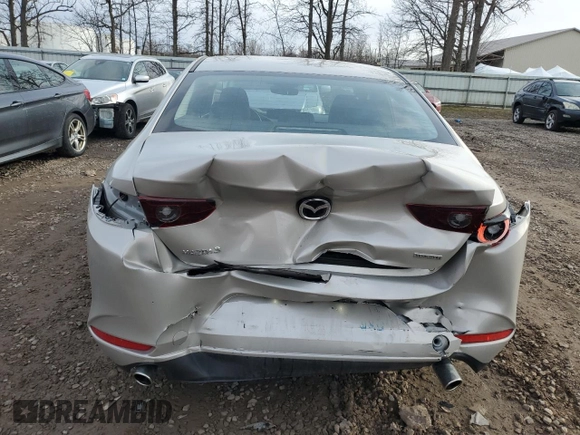 2025 Mazda 3 S Select Sport with VIN JM1BPABM6S1755922, listed as a Copart auction lot 50626925 with 2,794 mi miles and Salvage Title. Bid and sale history available at DreamBid. Image 6.