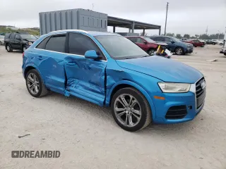 2016 Audi Q3 Premium Plus with VIN WA1BFCFS4GR007762, listed as a Copart auction lot 88314735 with 58,199 mi miles and Salvage title. Bid and sale history available at DreamBid. Image 4.