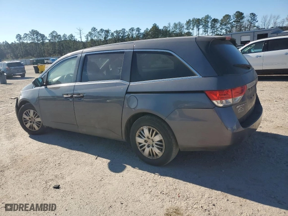 2015 Honda Odyssey LX with VIN 5FNRL5H29FB117569, listed as a Copart auction lot 87870755 with 147,295 mi miles and Salvage Title. Bid and sale history available at carsss.com. Image 2.