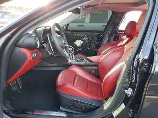 2019 Alfa Romeo Giulia Ti with VIN ZARFAMBN9K7604847, listed as a Copart auction lot 45239615 with 24,787 mi miles and Salvage Title. Bid and sale history available at carsss.com. Image 7.