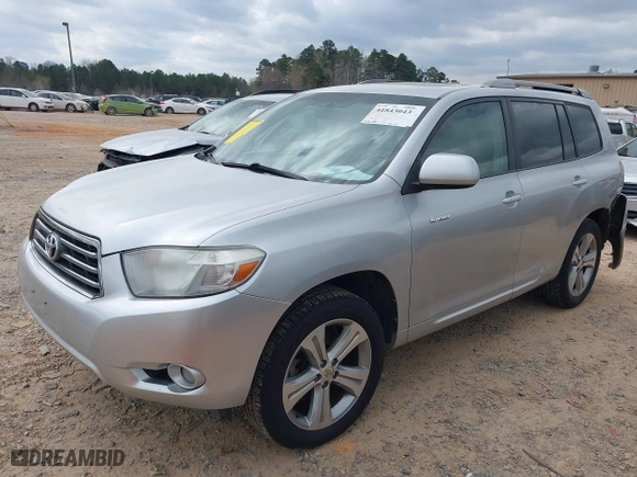 2008 Toyota Highlander Sport with VIN JTEDS43A382007009, listed as a IAAI auction lot 41843043 with 301,488 mi miles. Bid and sale history available at carsss.com. Image 17.