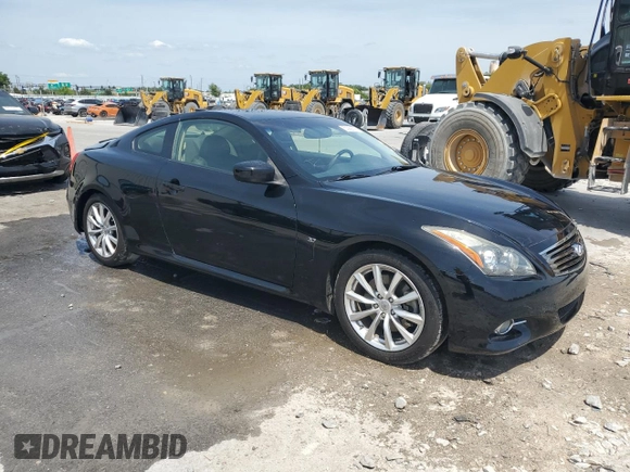 2014 Infiniti Q60 Coupe Journey with VIN JN1CV6EK9EM111600, listed as a Copart auction lot 53369215 with 83,108 mi miles and Salvage Title. Bid and sale history available at carsss.com. Image 4.