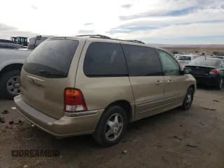 2000 Ford Windstar SEL with VIN 2FMZA5349YBB11183, listed as a Copart auction lot 41635135 with 190,631 mi miles and Salvage Title. Bid and sale history available at carsss.com. Image 3.