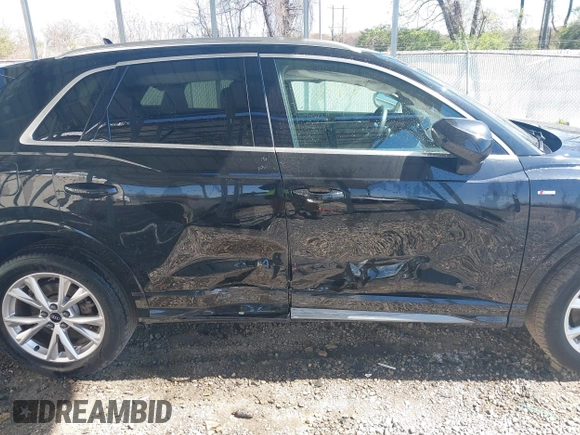 2021 Audi Q3 S line Premium with VIN WA1DECF36M1031852, listed as a IAAI auction lot 42020471 with 29,445 mi miles and . Bid and sale history available at DreamBid. Image 13.