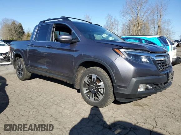 2020 Honda Ridgeline RTL with VIN 5FPYK3F5XLB031710, listed as a Copart auction lot 48028585 with 62,478 mi miles and Salvage title. Bid and sale history available at DreamBid. Image 4.