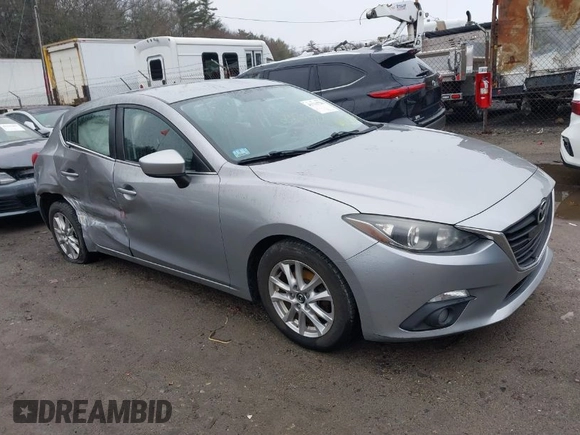 2015 Mazda 3 i Touring with VIN JM1BM1L73F1245180, listed as a IAAI auction lot 41723726 with 139,321 mi miles and . Bid and sale history available at carsss.com. Image 1.