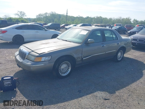 2000 Mercury Grand Marquis LS с VIN 2MEFM75WXYX671286, выставлен на аукционе IAAI как лот 42158291 с пробегом 87 223 миль миль и . История ставок и продаж доступна на DreamBid. Изображение 2.
