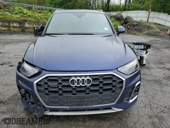 2023 Audi Q5 S line Premium with VIN WA1GAAFYXP2157574, listed as a Copart auction lot 55911315 with 17,830 mi miles and Salvage title. Bid and sale history available at DreamBid. Image 5.