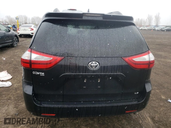 2018 Toyota Sienna LE Auto Access Seat with VIN 5TDKZ3DC4JS948792, listed as a Copart auction lot 52949475 with Not Provided miles and Salvage Title. Bid and sale history available at carsss.com. Image 6.