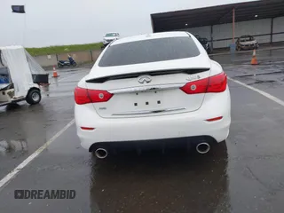2015 Infiniti Q50 Premium with VIN JN1BV7AR1FM393866, listed as a IAAI auction lot 41807059 with 79,300 mi miles. Bid and sale history available at carsss.com. Image 17.