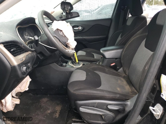 2014 Jeep Cherokee Sport with VIN 1C4PJMAB0EW216163, listed as a Copart auction lot 48493665 with 150,433 mi miles and Salvage Title. Bid and sale history available at carsss.com. Image 7.