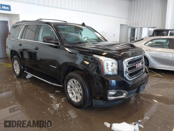 2020 GMC Yukon SLT with VIN 1GKS2BKC6LR232354, listed as a IAAI auction lot 41313325 with 107,960 mi miles. Bid and sale history available at carsss.com. Image 1.