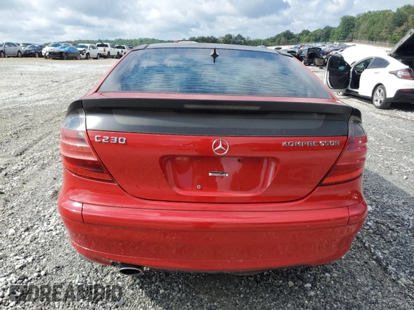 2003 Mercedes-Benz C 230 Kompressor with VIN WDBRN40J73A418674, listed as a Copart auction lot 56570055 with Not provided miles and Clean title. Bid and sale history available at DreamBid. Image 6.