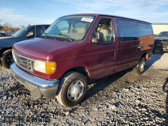 2005 Ford Econoline Passenger XL with VIN 1FBNE31LX5HB07328, listed as a Copart auction lot 80630434 with 173,474 mi miles and Salvage Title. Bid and sale history available at carsss.com. Image 1.