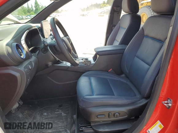 2023 Chevrolet Blazer RS with VIN 3GNKBKRSXPS104038, listed as a Copart auction lot 59301595 with 26,218 mi miles and Salvage title. Bid and sale history available at DreamBid. Image 7.