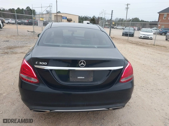 2015 Mercedes-Benz C-Class C 300 with VIN 55SWF4JB0FU080456, listed as a IAAI auction lot 41264441 with 139,584 mi miles. Bid and sale history available at carsss.com. Image 16.