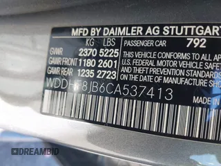 2012 Mercedes-Benz E 350 Luxury z VIN WDDHF8JB6CA537413, wystawiony jako IAAI lot #42312462 z przebiegiem 58 362 mil mil oraz . Historia ofert i sprzedaży dostępna na DreamBid. Obrazek 9.
