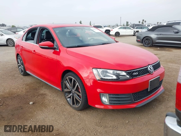 2014 Volkswagen Jetta GLI with VIN 3VW4T7AJ2EM246347, listed as a IAAI auction lot 42553341 with 140,793 mi miles and . Bid and sale history available at DreamBid. Image 1.