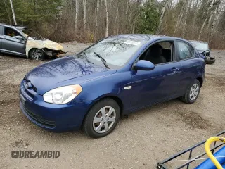 2008 Hyundai Accent Man L with VIN KMHCN35C68U080844, listed as a Copart auction lot 80513974 with 53,925 mi miles and Salvage Title. Bid and sale history available at carsss.com. Image 1.