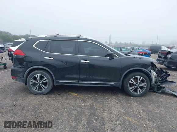 2017 Nissan Rogue SL with VIN JN8AT2MT9HW407176, listed as a IAAI auction lot 41406240 with 93,657 mi miles and . Bid and sale history available at DreamBid. Image 13.