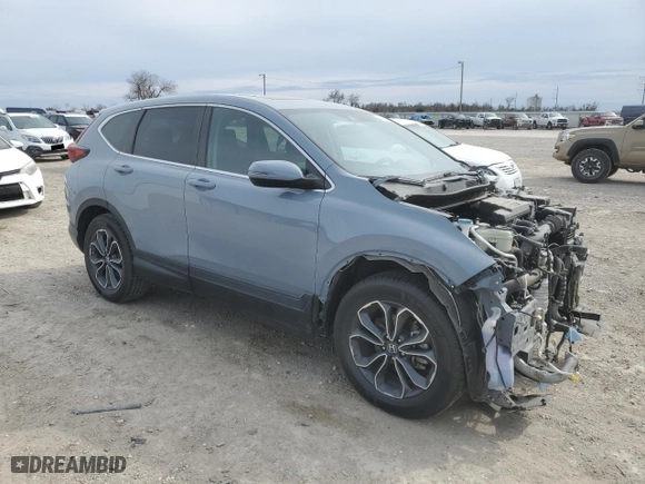 2022 Honda CR-V EX with VIN 5J6RW1H58NA000061, listed as a Copart auction lot 46437895 with 13,710 mi miles and Salvage Title. Bid and sale history available at carsss.com. Image 4.
