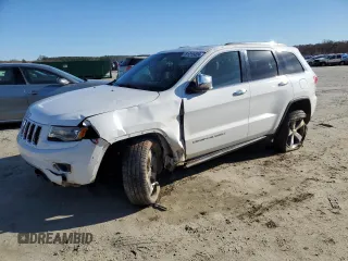 2014 Jeep Grand Cherokee Limited with VIN 1C4RJEBT4EC353517, listed as a Copart auction lot 81215424 with 177,098 mi miles and Salvage Title. Bid and sale history available at DreamBid. Image 1.