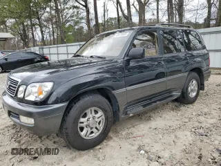 2001 Lexus LX 470 with VIN JTJHT00W913508432, listed as a Copart auction lot 49419955 with 223,892 mi miles and Salvage Title. Bid and sale history available at carsss.com. Image 1.