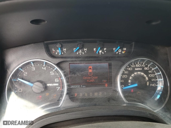 2014 Ford F-150 XL with VIN 1FTFW1ET4EFC20795, listed as a Copart auction lot 50784845 with 283,202 mi miles and Salvage Title. Bid and sale history available at carsss.com. Image 9.