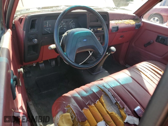 1989 Ford Ranger XLT with VIN 1FTCR10A1KUB65410, listed as a Copart auction lot 55177485 with 43,393 mi miles and Clean Title. Bid and sale history available at carsss.com. Image 8.