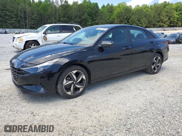 2023 Hyundai Elantra SEL с VIN KMHLS4AG7PU555147, выставлен на аукционе Copart как лот 54927165 с пробегом 32 234 миль миль и Списание • Salvage title. История ставок и продаж доступна на DreamBid. Изображение 1.