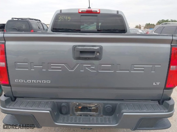 2022 Chevrolet Colorado 2WD LT with VIN 1GCGSCEA7N1293649, listed as a IAAI auction lot 41257494 with 110,905 mi miles. Bid and sale history available at carsss.com. Image 16.