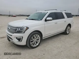 2018 Ford Expedition Max Platinum with VIN 1FMJK1MT5JEA60803, listed as a Copart auction lot 44789465 with 73,942 mi miles and Salvage title. Bid and sale history available at DreamBid. Image 1.