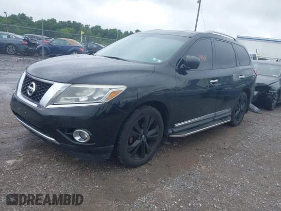 2014 Nissan Pathfinder S with VIN 5N1AR2MMXEC616504, listed as a IAAI auction lot 42501441 with 198,418 mi miles and . Bid and sale history available at DreamBid. Image 17.