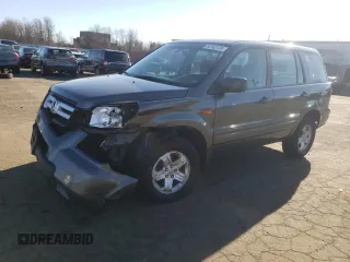 2007 Honda Pilot LX with VIN 2HKYF18157H521023, listed as a Copart auction lot 50162135 with 230,042 mi miles and Salvage Title. Bid and sale history available at DreamBid. Image 1.