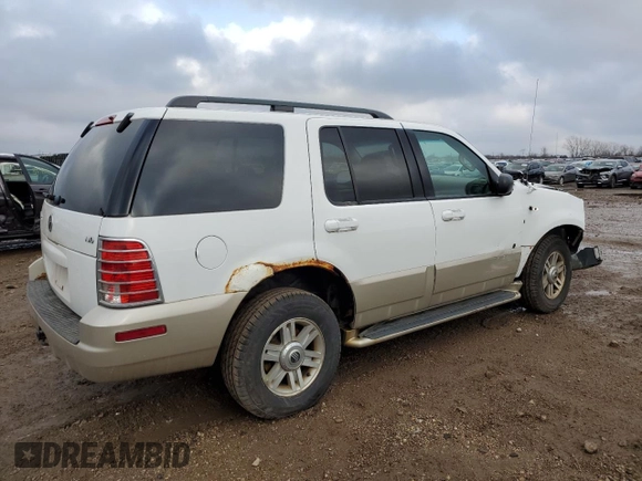 2004 Mercury Mountaineer Convenience with VIN 4M2ZU86K74UJ15058, listed as a Copart auction lot 84393964 with 141,656 mi miles and Salvage title. Bid and sale history available at DreamBid. Image 3.