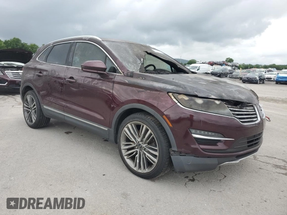 2016 Lincoln MKC Reserve with VIN 5LMTJ3DH7GUJ31756, listed as a Copart auction lot 58563035 with Not provided miles and Salvage title. Bid and sale history available at DreamBid. Image 4.