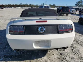 2007 Ford Mustang GT Deluxe with VIN 1ZVFT85H575232313, listed as a Copart auction lot 50304165 with 105,322 mi miles and Salvage Title. Bid and sale history available at carsss.com. Image 6.