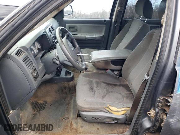 2006 Dodge Dakota SLT with VIN 1D7HW48K56S708147, listed as a Copart auction lot 88736805 with 235,292 mi miles and Clean Title. Bid and sale history available at carsss.com. Image 7.