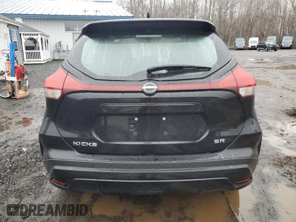 2024 Nissan Kicks SR with VIN 3N1CP5DV8RL513351, listed as a Copart auction lot 52313665 with 24,298 mi miles and Salvage Title. Bid and sale history available at DreamBid. Image 6.