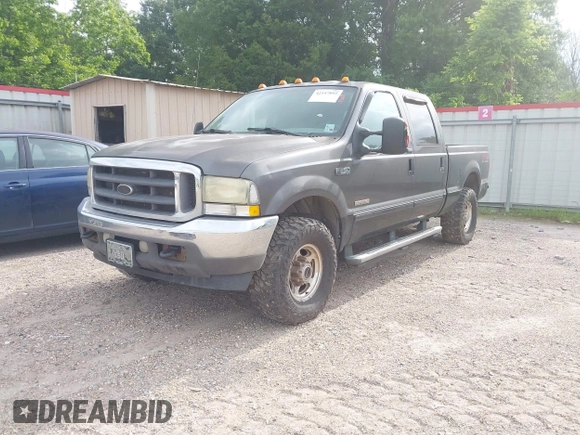 2004 Ford Super Duty F-250 XL with VIN 1FTNW21P04EB47357, listed as a IAAI auction lot 42147892 with 161,688 mi miles. Bid and sale history available at carsss.com. Image 2.