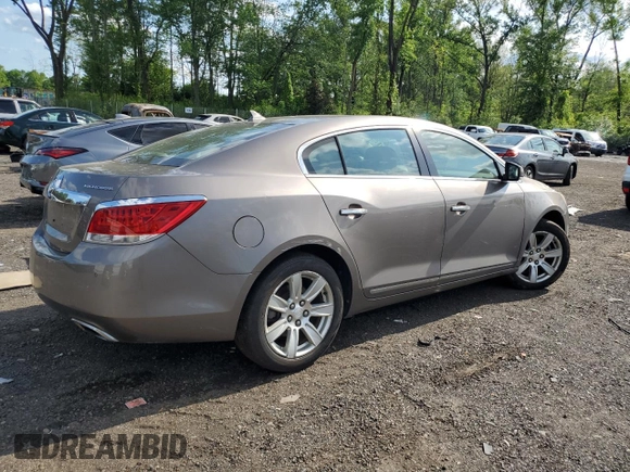 2012 Buick LaCrosse Premium 1 with VIN 1G4GD5E30CF121644, listed as a Copart auction lot 58860105 with 135,551 mi miles and Salvage title. Bid and sale history available at DreamBid. Image 3.