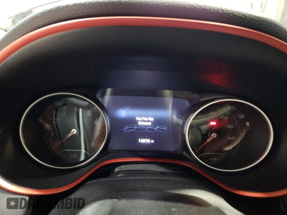 2018 Jeep Compass Trailhawk with VIN 3C4NJDDB4JT184997, listed as a Copart auction lot 48943005 with 119,778 mi miles and Salvage title. Bid and sale history available at DreamBid. Image 9.