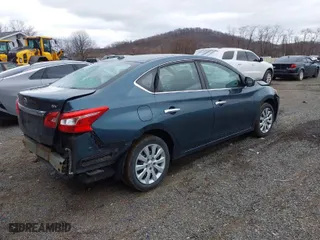 2017 Nissan Sentra S with VIN 3N1AB7APXHY348301, listed as a IAAI auction lot 41744322 with 127,368 mi miles. Bid and sale history available at carsss.com. Image 4.