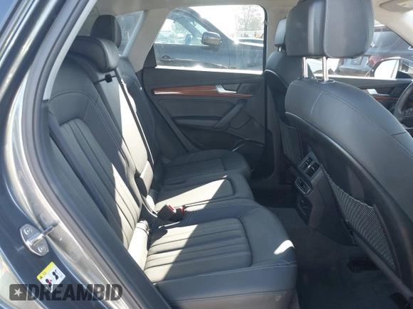 2023 Audi Q5 S line Premium with VIN WA1GAAFY8P2189441, listed as a IAAI auction lot 41734610 with 18,909 mi miles. Bid and sale history available at carsss.com. Image 8.