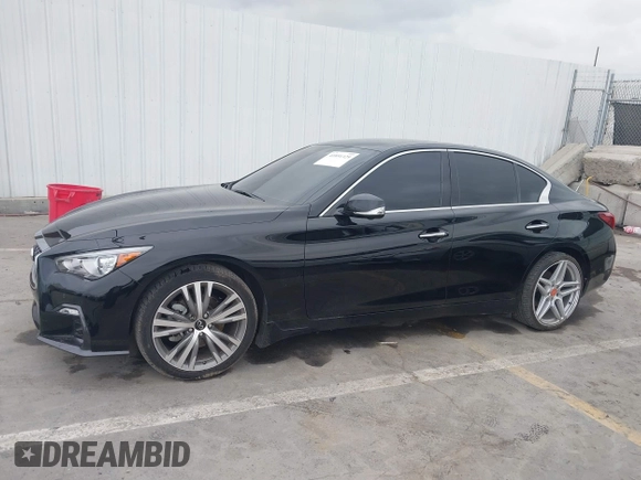 2022 Infiniti Q50 3.0t SENSORY with VIN JN1EV7CP9NM310580, listed as a IAAI auction lot 41891329 with 31,325 mi miles. Bid and sale history available at carsss.com. Image 14.