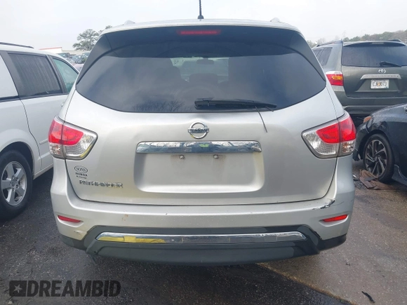 2016 Nissan Pathfinder S with VIN 5N1AR2MN3GC615769, listed as a IAAI auction lot 41565136 with 158,441 mi miles and . Bid and sale history available at DreamBid. Image 16.