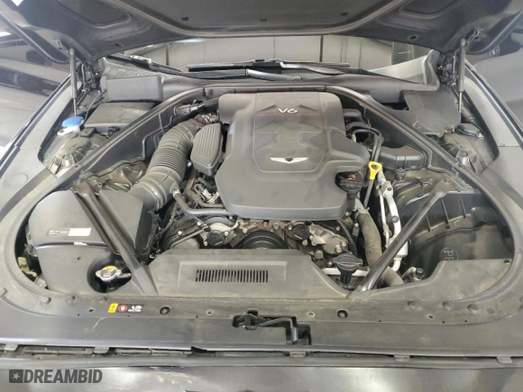 2018 Genesis G80 3.8L with VIN KMHGN4JEXJU232208, listed as a Copart auction lot 68684034 with 86,183 mi miles and Salvage Title. Bid and sale history available at carsss.com. Image 11.